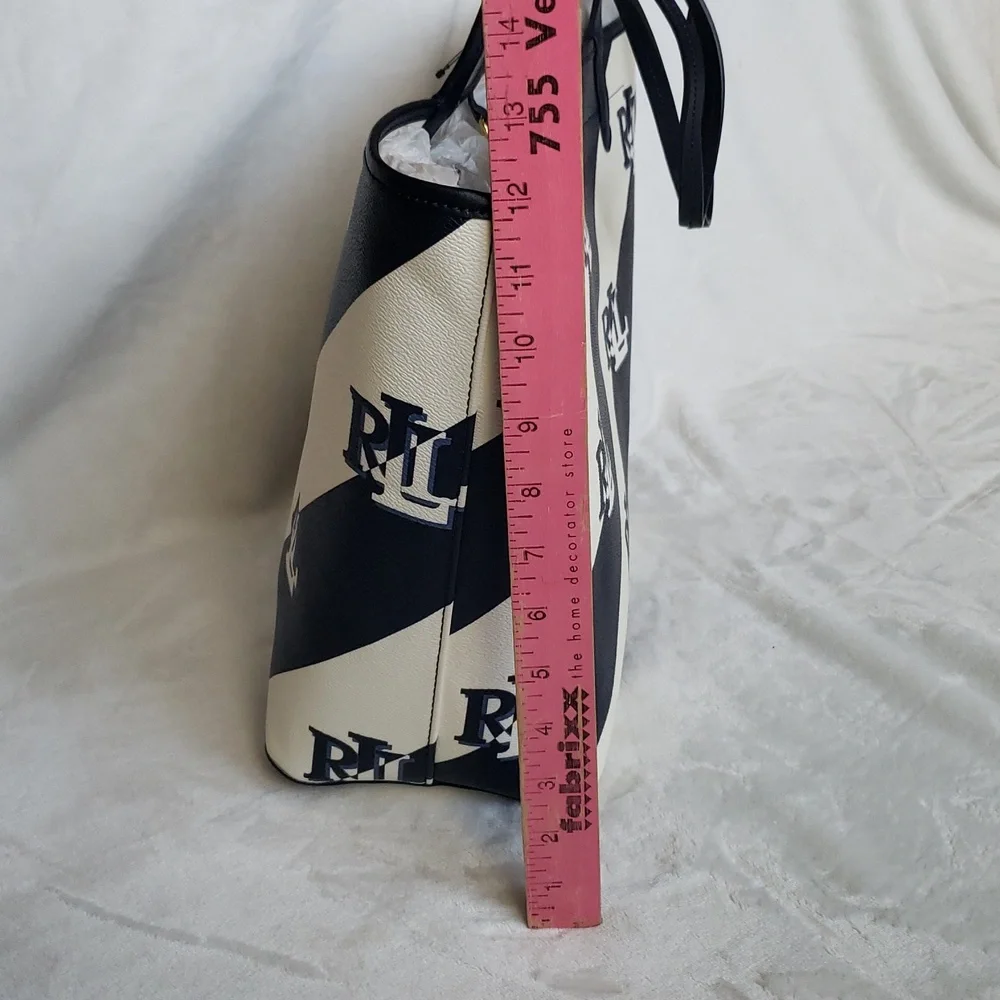 Ralph Lauren Navy and White Tote‎ Bag ( Spring 1 Navy)